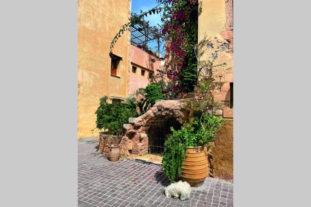 Villa Casa Eva With Outdoor Heated Jacuzzi And Hamam La Canea Esterno foto