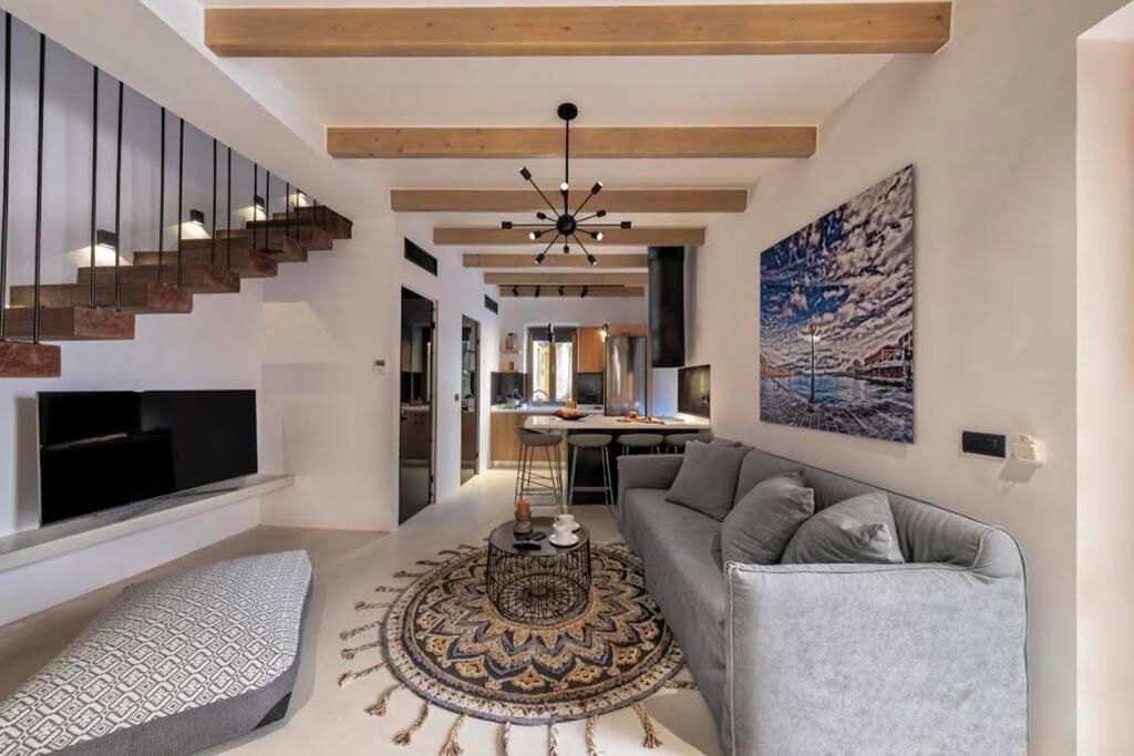 Villa Casa Eva With Outdoor Heated Jacuzzi And Hamam La Canea Esterno foto