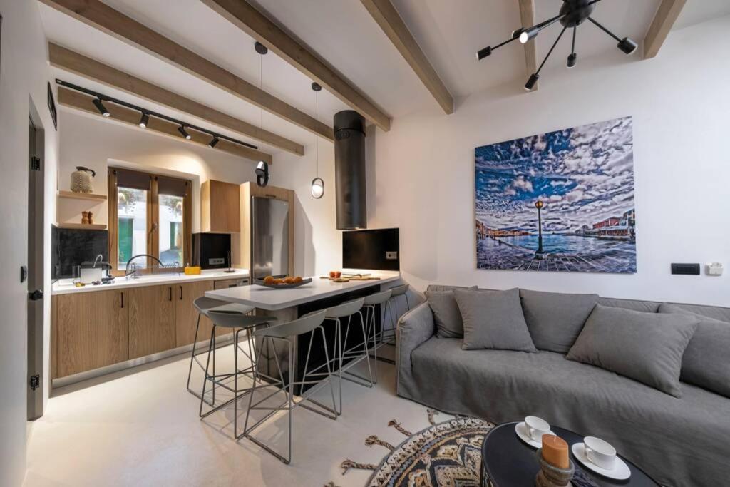 Villa Casa Eva With Outdoor Heated Jacuzzi And Hamam La Canea Esterno foto