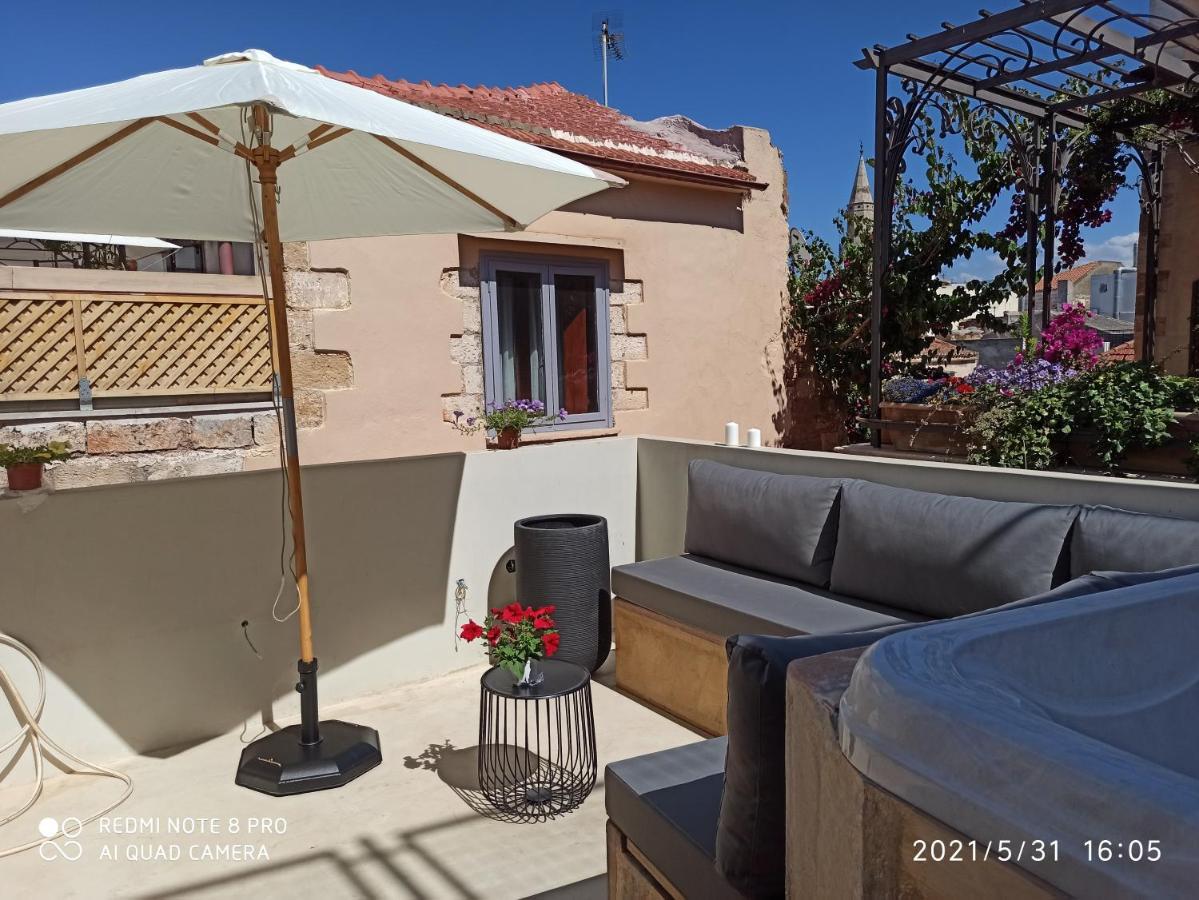 Villa Casa Eva With Outdoor Heated Jacuzzi And Hamam La Canea Esterno foto