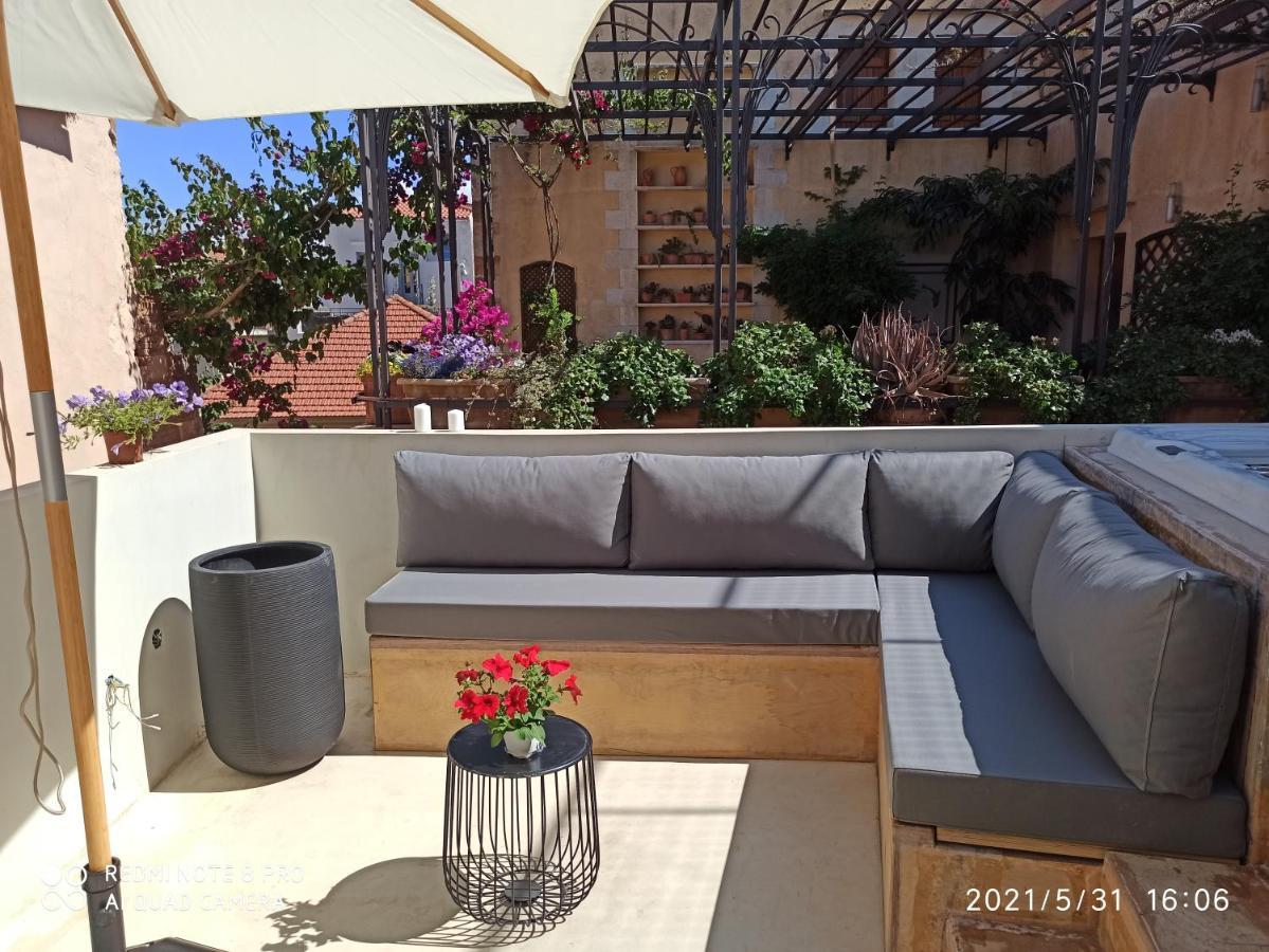 Villa Casa Eva With Outdoor Heated Jacuzzi And Hamam La Canea Esterno foto