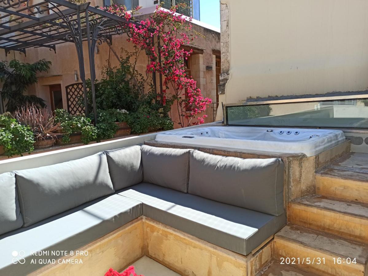 Villa Casa Eva With Outdoor Heated Jacuzzi And Hamam La Canea Esterno foto