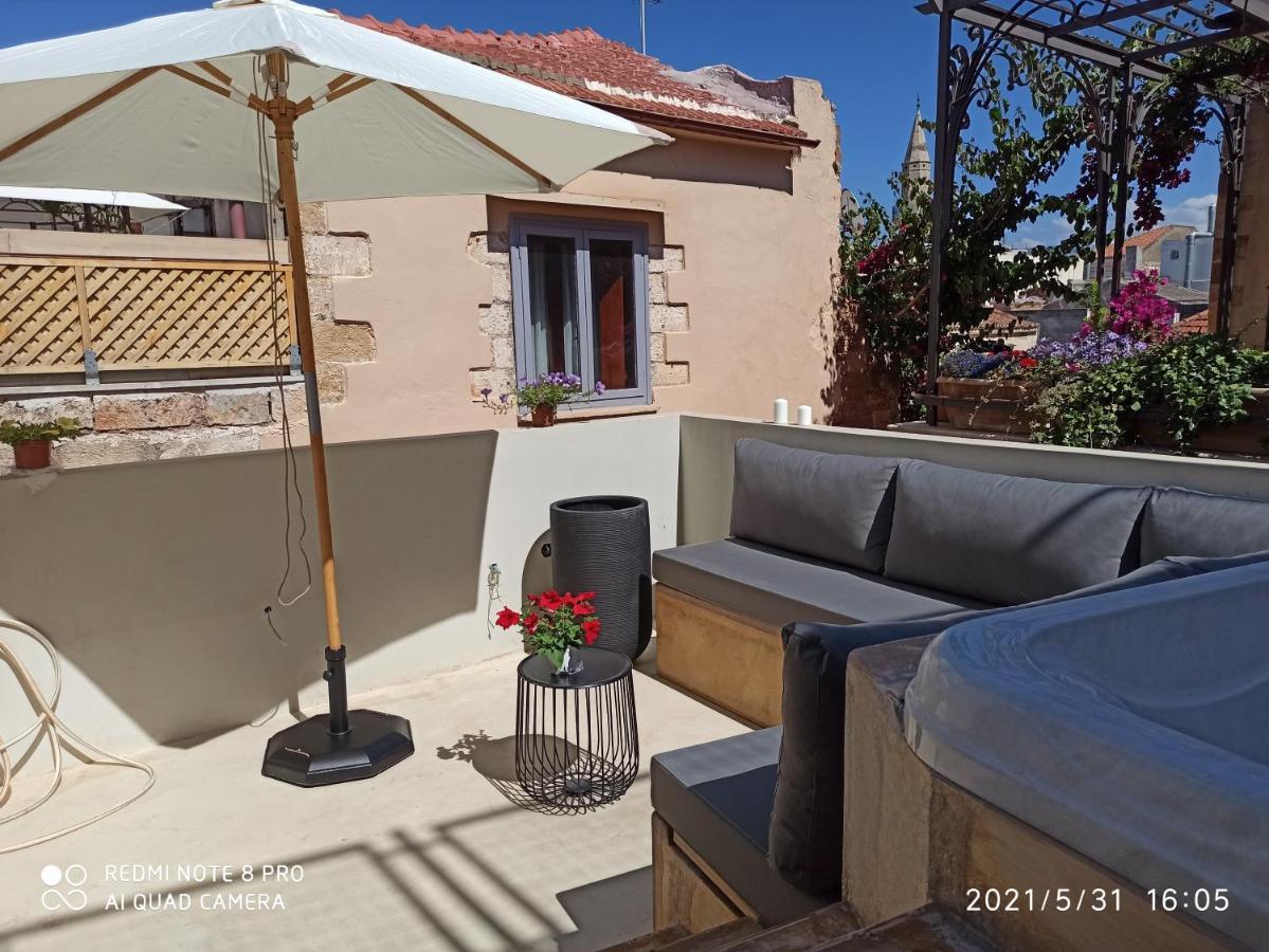 Villa Casa Eva With Outdoor Heated Jacuzzi And Hamam La Canea Esterno foto